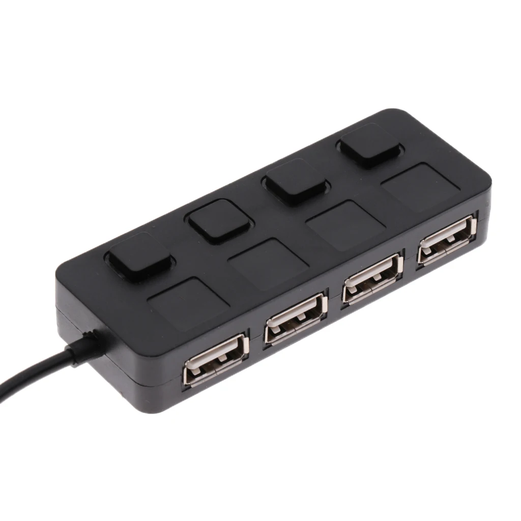 High Speed USB2.0 Hub 4 Ports with Individual On/Off Switches for VISTA,win7
High Speed USB2.0 Hub 4 Ports with Individual On/Off Switches for VISTA,win7