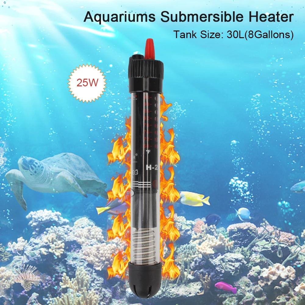 Aquarium thermostat Submersible Heater Fish Tank Water Heating Aquarium Accessories Temperature Heater Rod EU 220v-240v 25W 
Aquarium thermostat Submersible Heater Fish Tank Water Heating Aquarium Accessories Temperature Heater Rod EU 220v-240v 25W