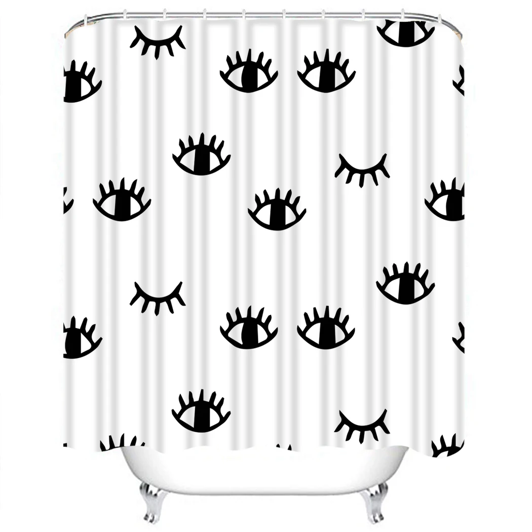Open Winking Eyes Shower Curtain Illustration Bathroom Shower Curtain With Hooks Eyelashes Waterproof Bathroom Shower Curtain
Open Winking Eyes Shower Curtain Illustration Bathroom Shower Curtain With Hooks Eyelashes Waterproof Bathroom Shower Curtain