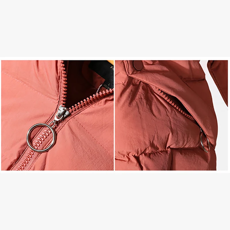 Winter Short Solid Parkas Women Thick Hooded Jackets With Fur Collar Female Long Sleeve Coats Cotton Black Light Red Outerwear
Winter Short Solid Parkas Women Thick Hooded Jackets With Fur Collar Female Long Sleeve Coats Cotton Black Light Red Outerwear