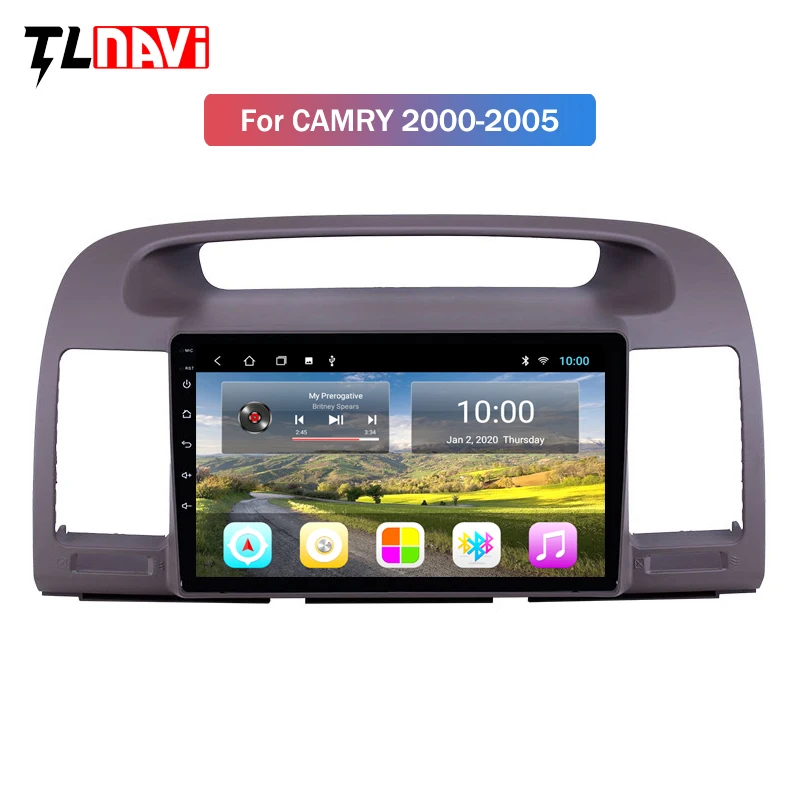 2G Оперативная память Android 10 Автомобильный мультимедийный dvd плеер для Toyota Camry 2002