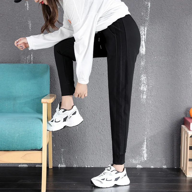 Женская спортивная одежда, новые шаровары с высокой талией и свободным подолом, женские брюки, спортивные брюки, брюки, женская одежда
Женская спортивная одежда, новые шаровары с высокой талией и свободным подолом, женские брюки, спортивные брюки, брюки, женская одежда