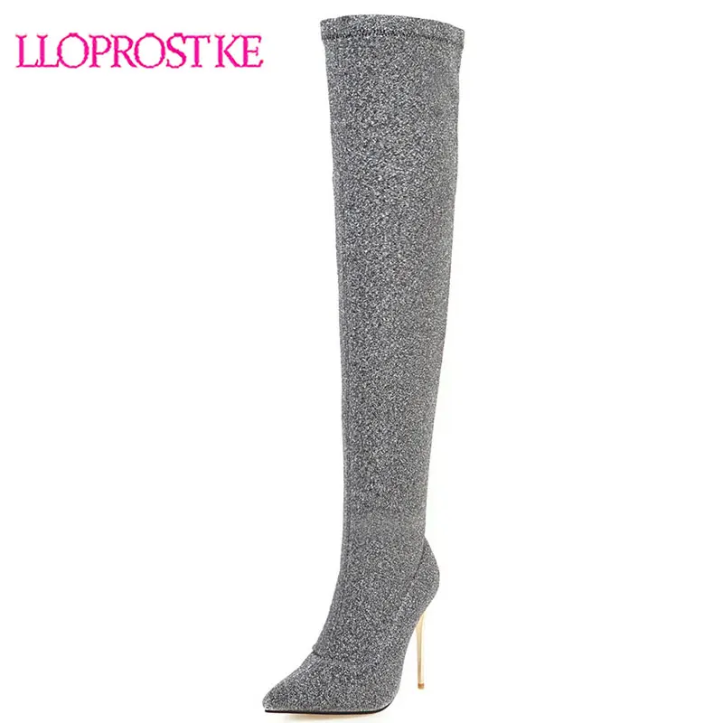 Lloprost ke, новинка, модная женская обувь, размеры 34-48, лидер продаж, Сапоги выше колена на высоком каблуке, женская обувь, леопардовая обувь, женская обувь с острым носком
Lloprost ke, новинка, модная женская обувь, размеры 34-48, лидер продаж, Сапоги выше колена на высоком каблуке, женская обувь, леопардовая обувь, женская обувь с острым носком
