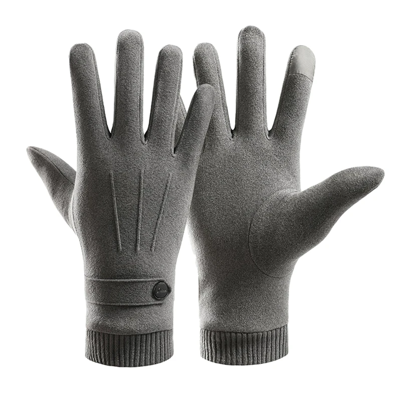 Winter Keep Warm Touch Screen Plus Velvet Inside Mens Gloves Fashion Simple Cold Protection Thicken Man Outdoor Gloves
Winter Keep Warm Touch Screen Plus Velvet Inside Mens Gloves Fashion Simple Cold Protection Thicken Man Outdoor Gloves