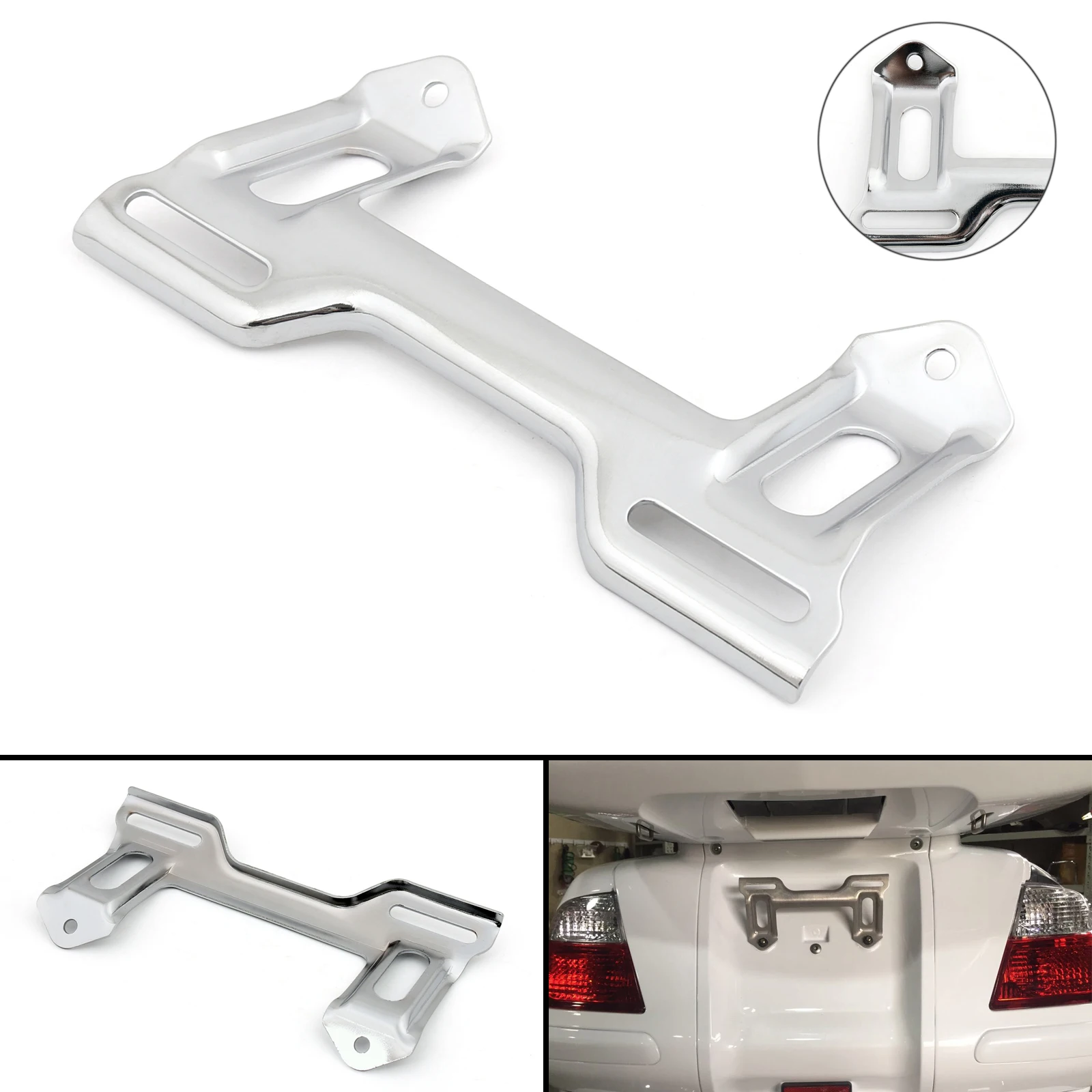 Artudatech License Plate Tag Mount Bracket Holder For Honda Goldwing Gl1800 2001-2010 Motorcycle Parts 
Artudatech License Plate Tag Mount Bracket Holder For Honda Goldwing Gl1800 2001-2010 Motorcycle Parts