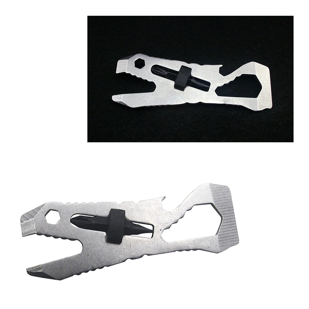 Wrench Tactical Multi Functional EDC Tool Keychain Pendant Beer Opener Spanner Pocket Survival Tool Stainless Steel Pry Bar
Wrench Tactical Multi Functional EDC Tool Keychain Pendant Beer Opener Spanner Pocket Survival Tool Stainless Steel Pry Bar