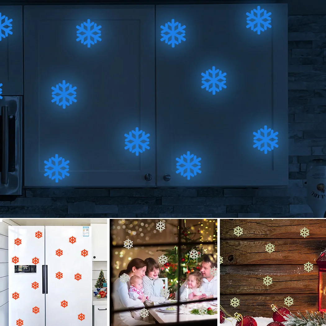 Christmas Snowflake Luminous Wall Stickers Holiday Decoration Window Elfadhesive DIY Fluorescent Sticker Kids Room Wall Stickers
Christmas Snowflake Luminous Wall Stickers Holiday Decoration Window Elfadhesive DIY Fluorescent Sticker Kids Room Wall Stickers