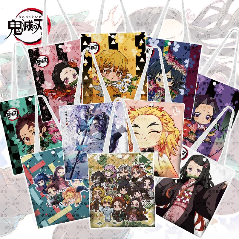 Demon Slayer Anime Large Capacity Canvas Shopping Bag Kimetsu No Yaiba Animation Canvas Casual Shoulder Bag Handbag
Demon Slayer Anime Large Capacity Canvas Shopping Bag Kimetsu No Yaiba Animation Canvas Casual Shoulder Bag Handbag