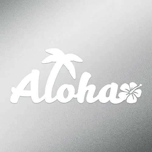 CMI DD546 Aloha Hibiscus Flower Decal Sticker | 5.5-Inches by 2.25-Inches | Premium Quality White Vinyl 15*15cm
CMI DD546 Aloha Hibiscus Flower Decal Sticker | 5.5-Inches by 2.25-Inches | Premium Quality White Vinyl 15*15cm