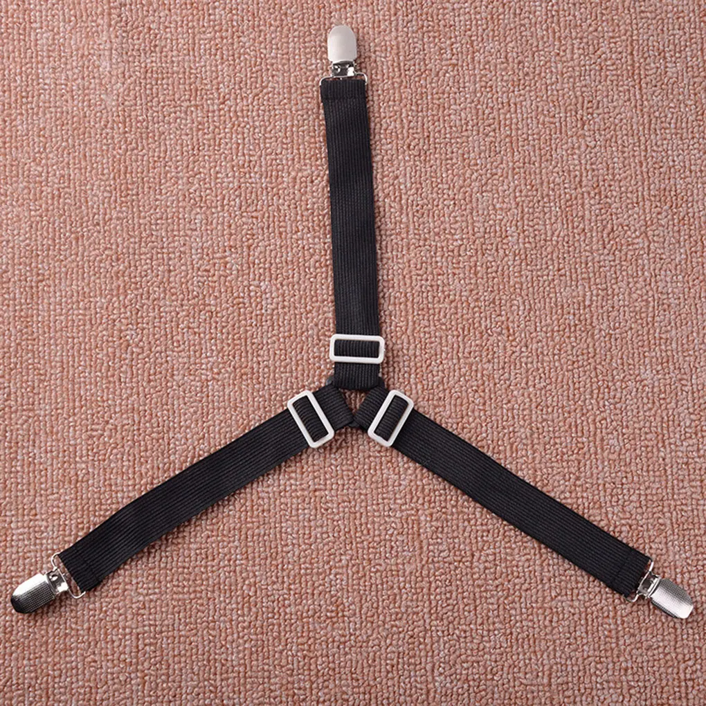 4pcs/set Adjustable 3-Way Bed Sheet Clip Triple-cornered Mattress Holder Fastener Grippers Suspender Straps
4pcs/set Adjustable 3-Way Bed Sheet Clip Triple-cornered Mattress Holder Fastener Grippers Suspender Straps