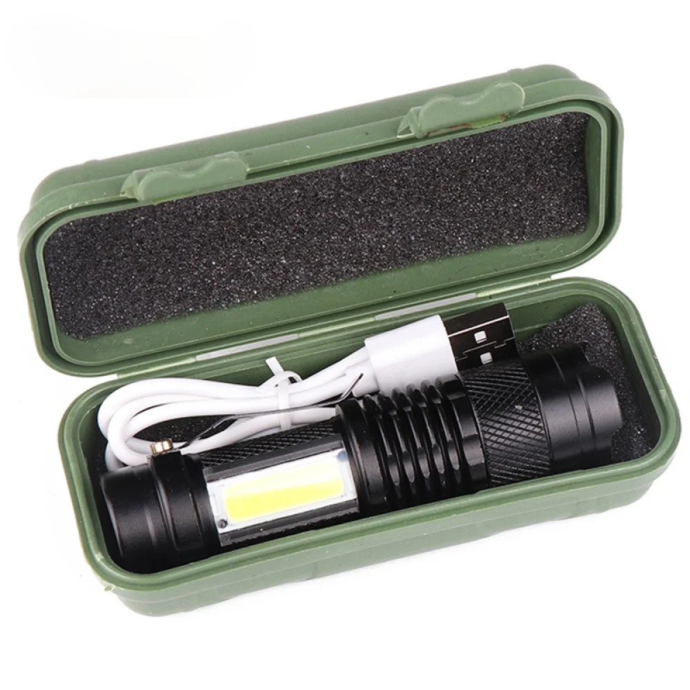 Built in battery XP-G Q5 Zoom Focus Mini led Flashlight Torch Lamp Lantern 2000 Lumen Adjustable Penlight Waterproof T6 light
Built in battery XP-G Q5 Zoom Focus Mini led Flashlight Torch Lamp Lantern 2000 Lumen Adjustable Penlight Waterproof T6 light