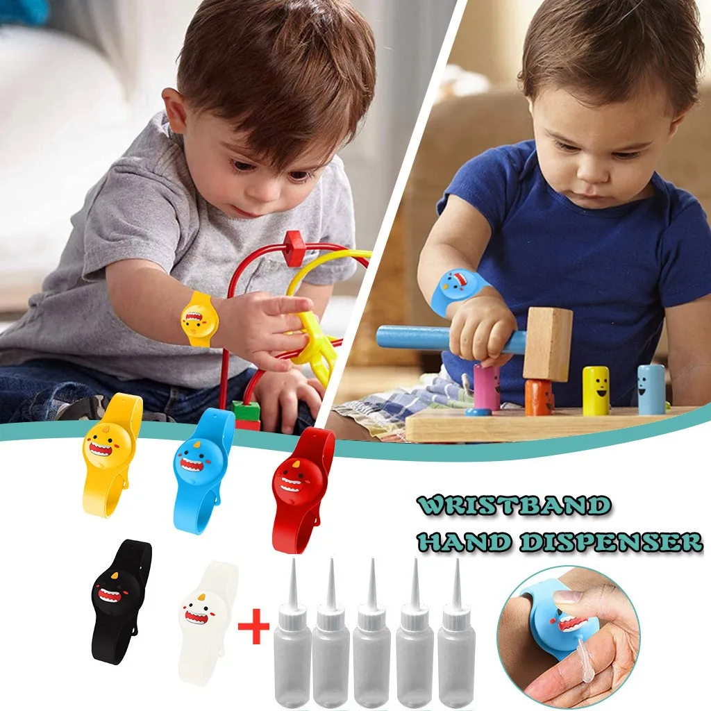 5PCS Kids Adult Outdoor Wristband Hand Dispenser Silica-Gel Watch Hand-Washing Liquid Wristband Cute Sanitizing (With Bottle) #
5PCS Kids Adult Outdoor Wristband Hand Dispenser Silica-Gel Watch Hand-Washing Liquid Wristband Cute Sanitizing (With Bottle) #