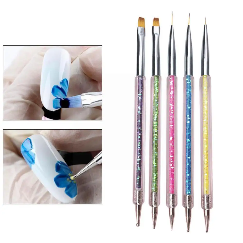 5pcs/set Nail Brush For Manicure Nail Art Line Painting Brush Set Drawing Acrylic 3D Crystal UV Pen Tips Gel Brushes Liner K2O3
5pcs/set Nail Brush For Manicure Nail Art Line Painting Brush Set Drawing Acrylic 3D Crystal UV Pen Tips Gel Brushes Liner K2O3