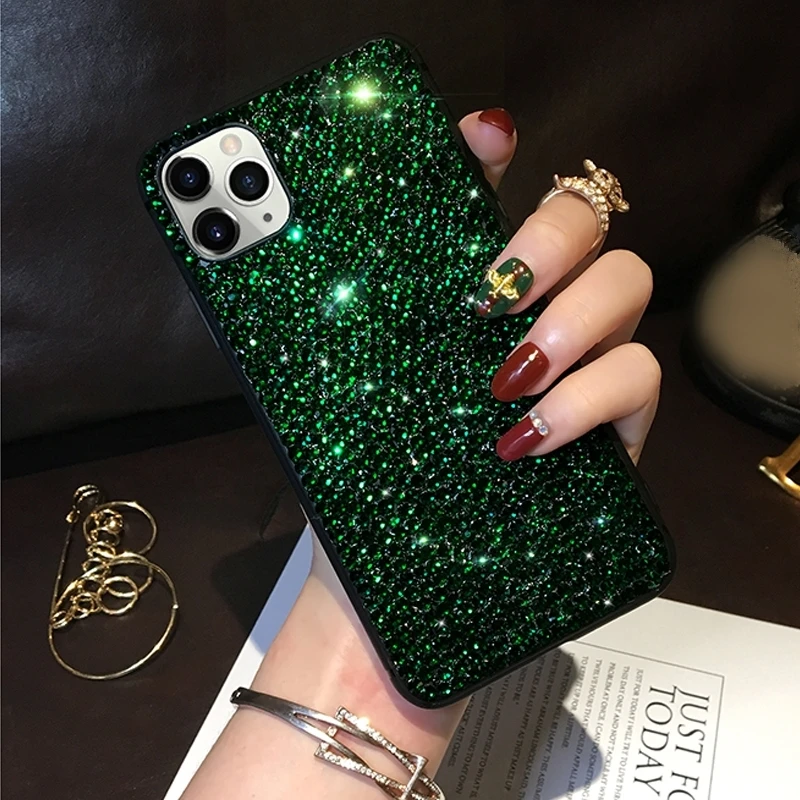 Midnight Green Diamond Luxury Rhinestone Case For iPhone 7 8 Plus X XS XR 11 12 13 Pro Max SE2 Cover Bling Glitter Woman Case
Midnight Green Diamond Luxury Rhinestone Case For iPhone 7 8 Plus X XS XR 11 12 13 Pro Max SE2 Cover Bling Glitter Woman Case