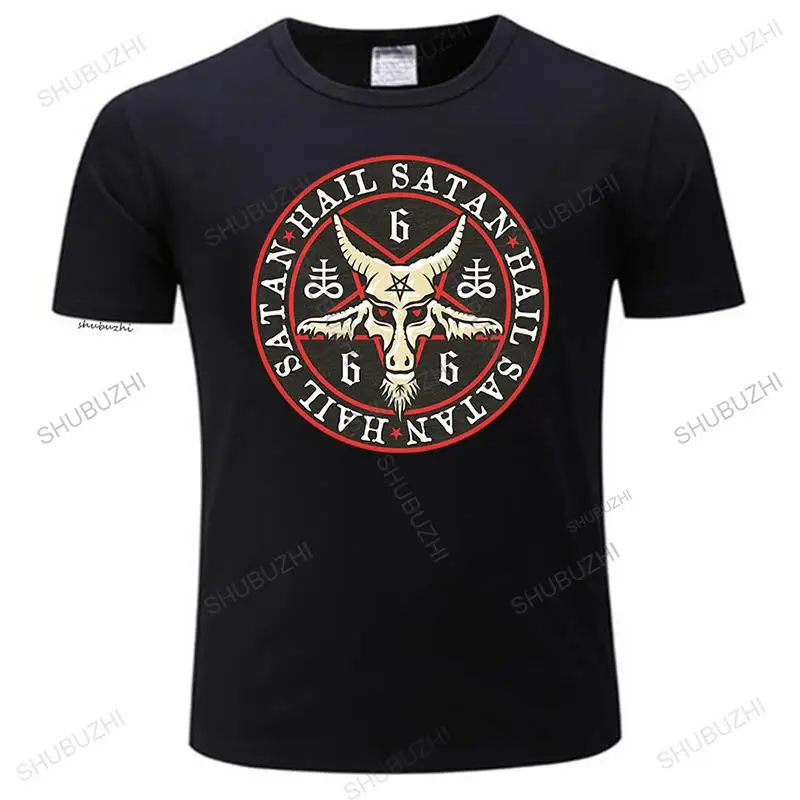 Hail Satan Baphomet In Occult Inverted Pentagram Men T Shirts Tee Shirt Short Sleeve T-Shirt 100 Premium Cotton Adult Sweatshirt
Hail Satan Baphomet In Occult Inverted Pentagram Men T Shirts Tee Shirt Short Sleeve T-Shirt 100 Premium Cotton Adult Sweatshirt