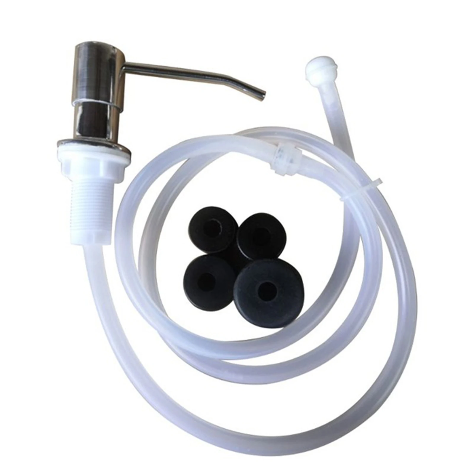 Дозатор для жидкого мыла, из нержавеющей стали
Дозатор для жидкого мыла, из нержавеющей стали