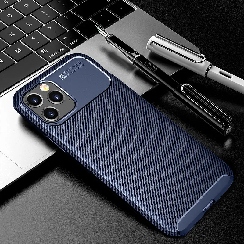 For Apple Iphone 12 Pro Max Frosted Feel Carbon Fiber Phone Case Cover Protective for Iphone 12 Shockproof Shell Earphone Case
For Apple Iphone 12 Pro Max Frosted Feel Carbon Fiber Phone Case Cover Protective for Iphone 12 Shockproof Shell Earphone Case