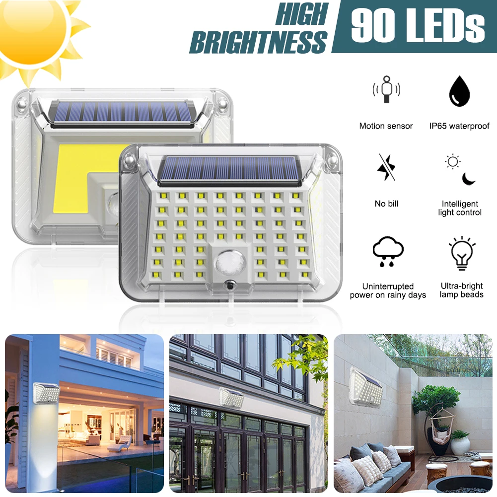 Solar Lights Outdoor LED Motion Sensor Lights LED Security Wall Lights garden decoration outdoor Waterproof led lamp wholesale
Solar Lights Outdoor LED Motion Sensor Lights LED Security Wall Lights garden decoration outdoor Waterproof led lamp wholesale