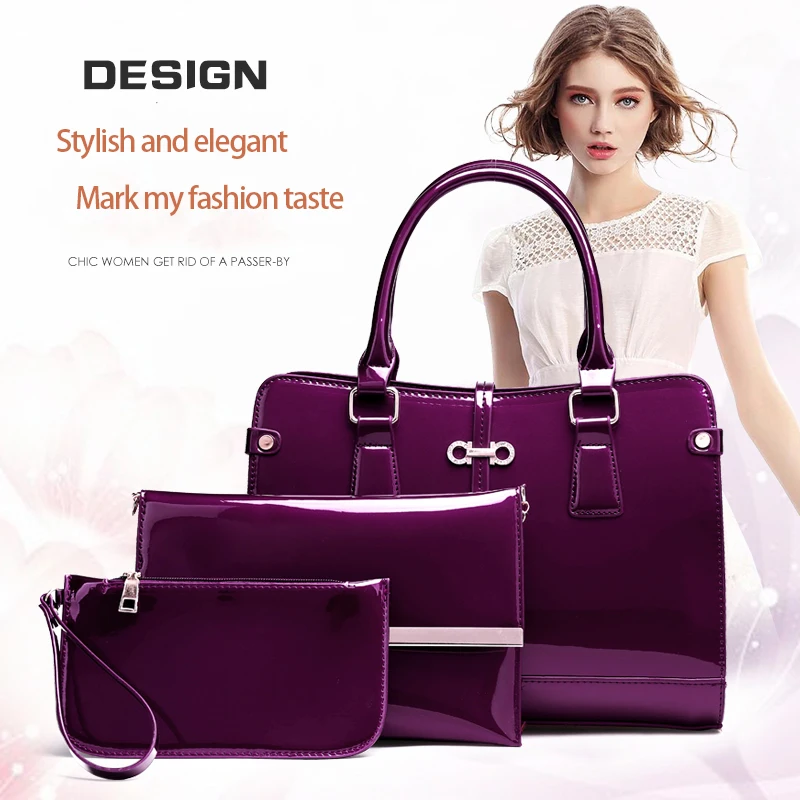 New Leather 3 In 1 High Quality Handbag For Women 2020 Fashion Sequin Shoulder Crossbody Bag Ladies Purse Tote
New Leather 3 In 1 High Quality Handbag For Women 2020 Fashion Sequin Shoulder Crossbody Bag Ladies Purse Tote