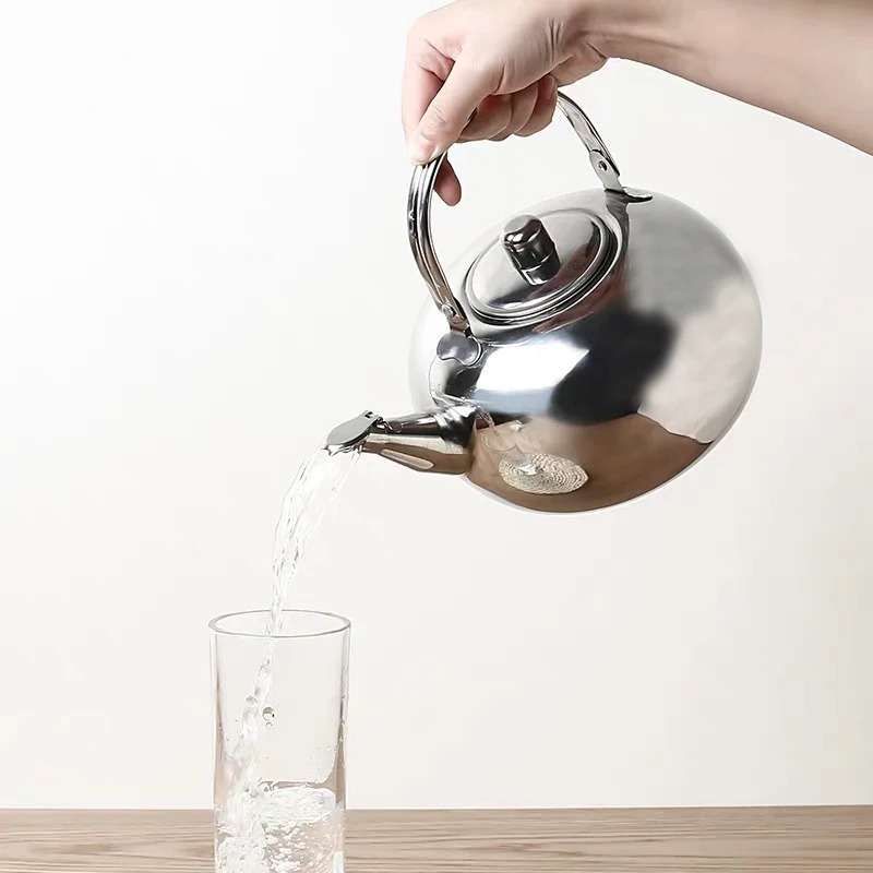 0.8-1.8L Stainless Steel Whistle Water Kettle Thick Whistling Teapot with Removable Filter for Gas Induction Electric Cooker
0.8-1.8L Stainless Steel Whistle Water Kettle Thick Whistling Teapot with Removable Filter for Gas Induction Electric Cooker
