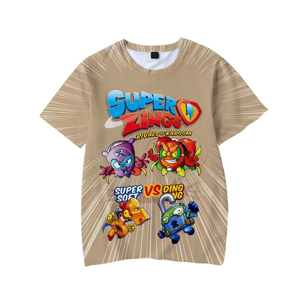 2021 new 3D printing boys and girls tops cartoon animation casual breathable short-sleeved children's fashion T-shirt
2021 new 3D printing boys and girls tops cartoon animation casual breathable short-sleeved children's fashion T-shirt