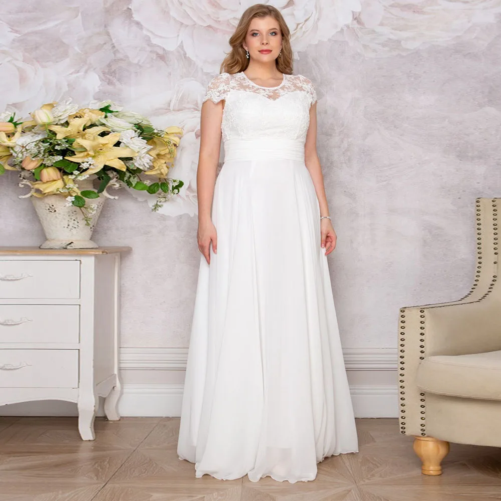Женское шифоновое свадебное платье, белое простое винтажное платье невесты с глубоким круглым вырезом, а-силуэт, с рукавами-крылышками, на з...
Женское шифоновое свадебное платье, белое простое винтажное платье невесты с глубоким круглым вырезом, а-силуэт, с рукавами-крылышками, на з...