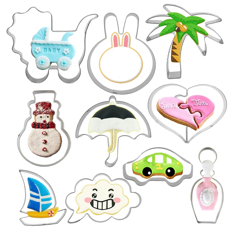 10pcs Cookie Cutter Mold Set Stainless Steel Round Shape Biscuit Fondant Mould Kitchen DIY Birthday Cake Baking Pastry Tools
10pcs Cookie Cutter Mold Set Stainless Steel Round Shape Biscuit Fondant Mould Kitchen DIY Birthday Cake Baking Pastry Tools