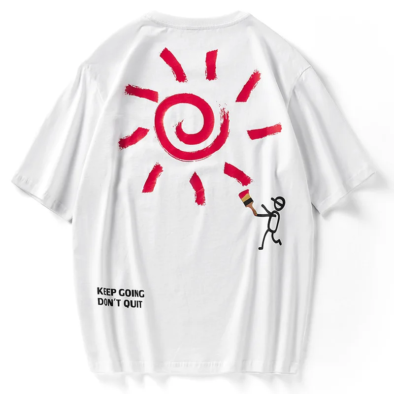 Wimilous Men's T-shirt Trendy Short-Sleeve New Baggy oversizeCouples High-Street Hip-Hop Round Neck Half-Sleeve
Wimilous Men's T-shirt Trendy Short-Sleeve New Baggy oversizeCouples High-Street Hip-Hop Round Neck Half-Sleeve