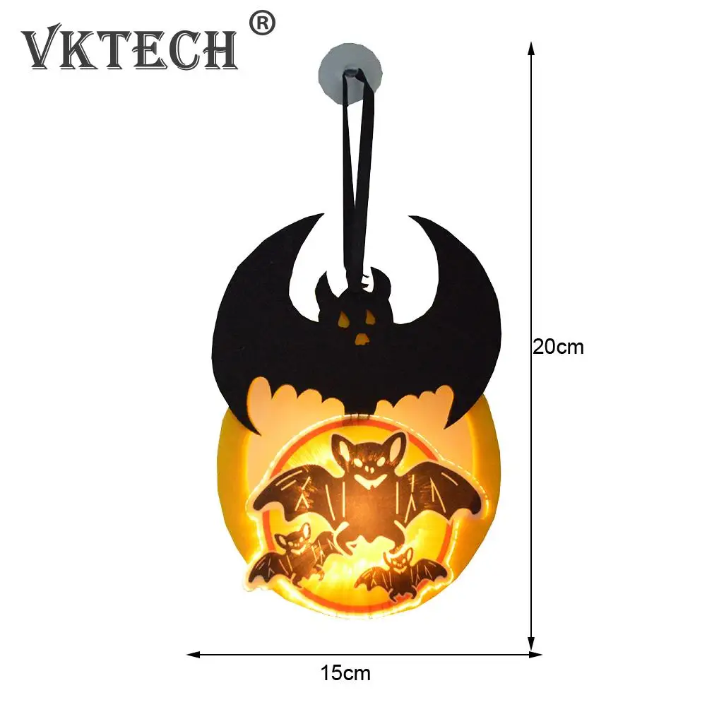 Halloween Non Woven Fabric Pendant Fiber Optic Lights Colorful LED Pumpkin Bat Hanging Lantern Ghost Festival Party Decorations 
Halloween Non Woven Fabric Pendant Fiber Optic Lights Colorful LED Pumpkin Bat Hanging Lantern Ghost Festival Party Decorations