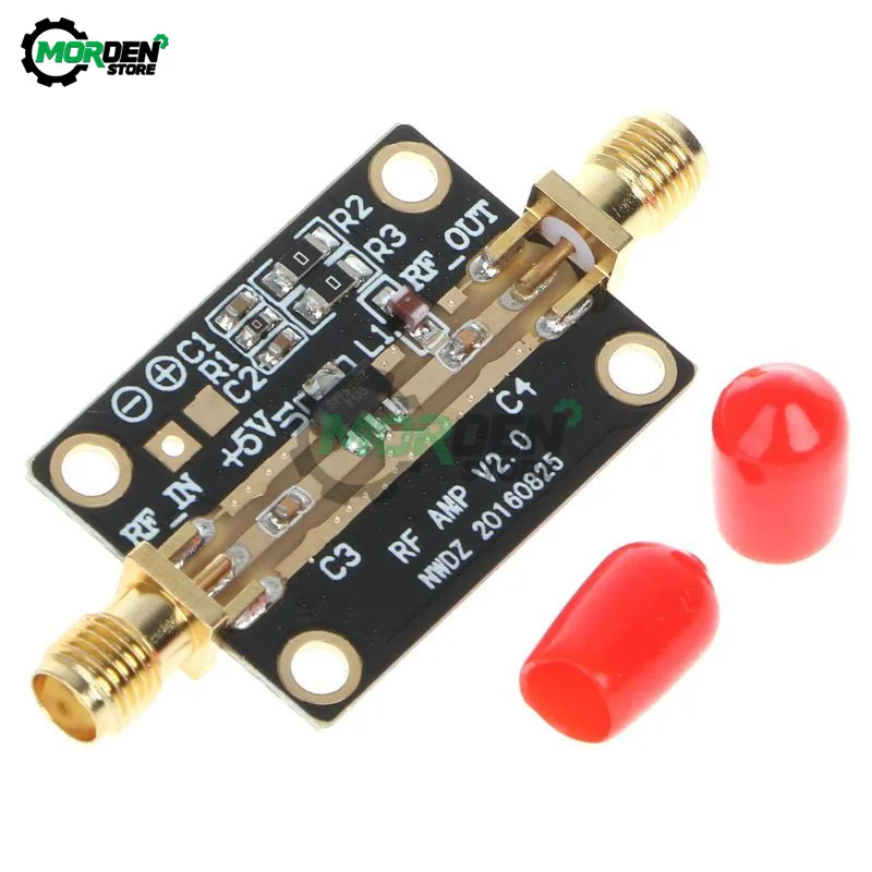 Low Noise Amplifier LNA 0.05-4GHz NF=0.6dB RF FM HF VHF / UHF Ham Radio High Linearity Low Noise Amplifier Frequency Modules
Low Noise Amplifier LNA 0.05-4GHz NF=0.6dB RF FM HF VHF / UHF Ham Radio High Linearity Low Noise Amplifier Frequency Modules