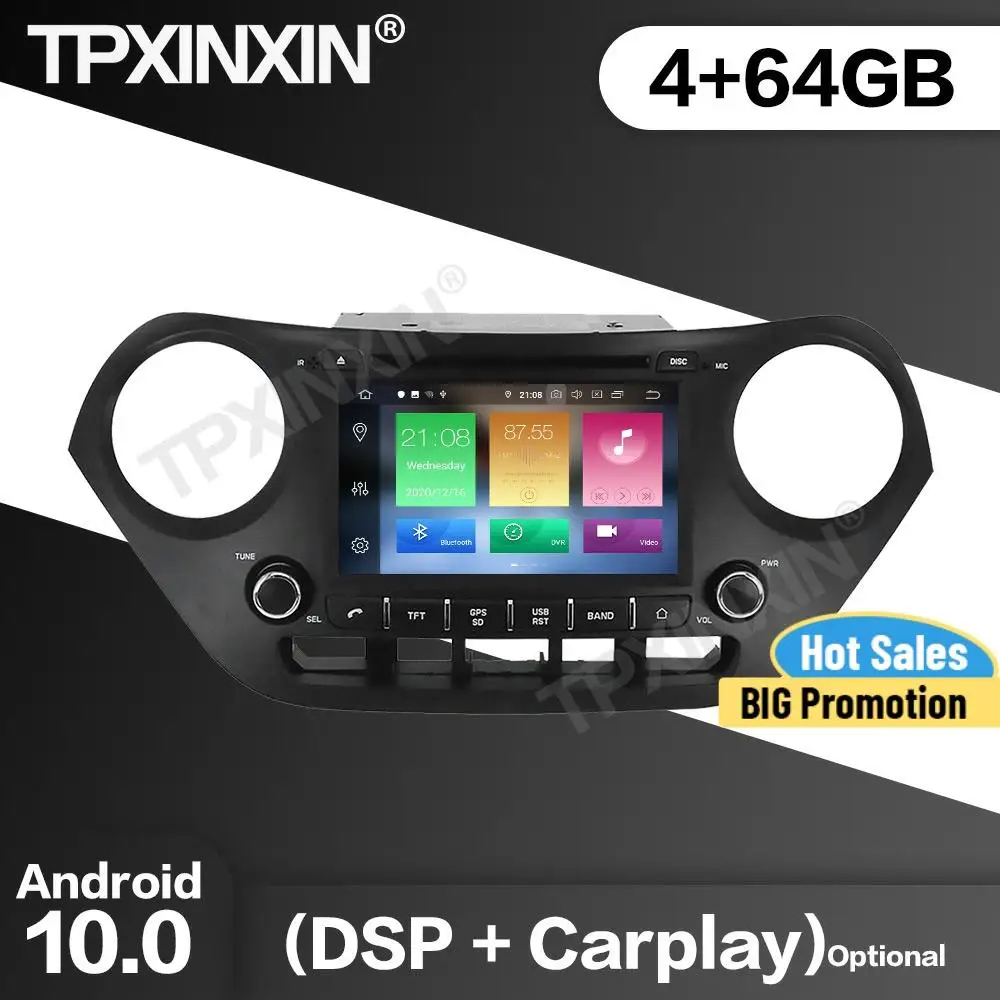 64G Car Radio 2Din Stereo Receiver Android10 For Hyundai I10 I-10 2013 2014 2015 2016 2017 2018 2019 Multimedia Player Head Unit
64G Car Radio 2Din Stereo Receiver Android10 For Hyundai I10 I-10 2013 2014 2015 2016 2017 2018 2019 Multimedia Player Head Unit