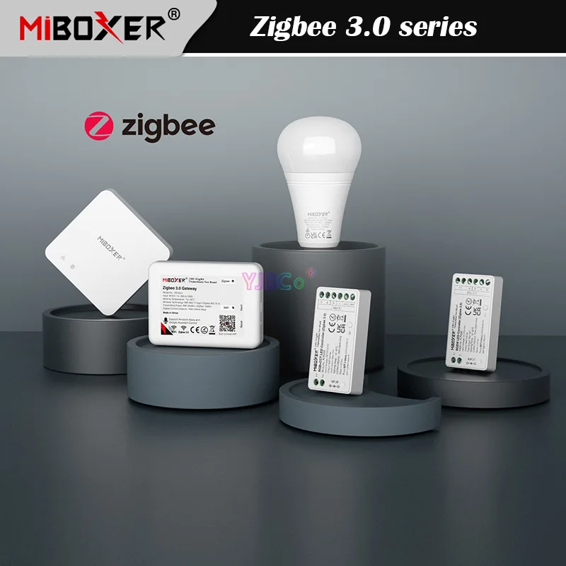 Miboxer Zigbee 3.0 Gateway FUT089Z wireless Remote Single Color/CCT/RGB/RGBW/RGB+CCT LED Strip Light Controller 12W E27 LED Bulb
Miboxer Zigbee 3.0 Gateway FUT089Z wireless Remote Single Color/CCT/RGB/RGBW/RGB+CCT LED Strip Light Controller 12W E27 LED Bulb