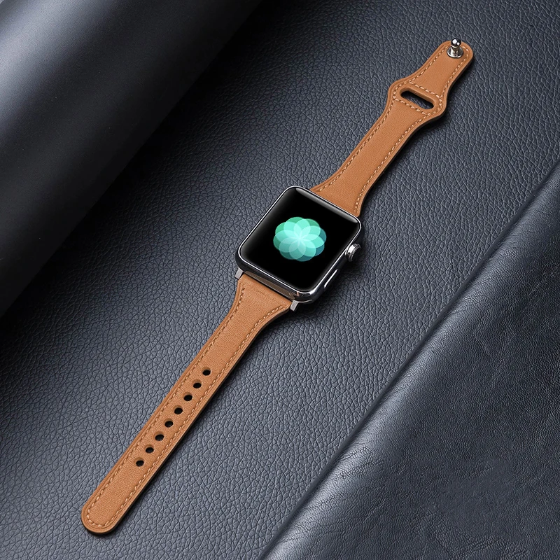 Slim strap For Apple watch band 40mm 44mm iWatch 38mm 42mm 44 mm Genuine Leather watchband bracelet Apple watch 6 5 4 3 se band
Slim strap For Apple watch band 40mm 44mm iWatch 38mm 42mm 44 mm Genuine Leather watchband bracelet Apple watch 6 5 4 3 se band