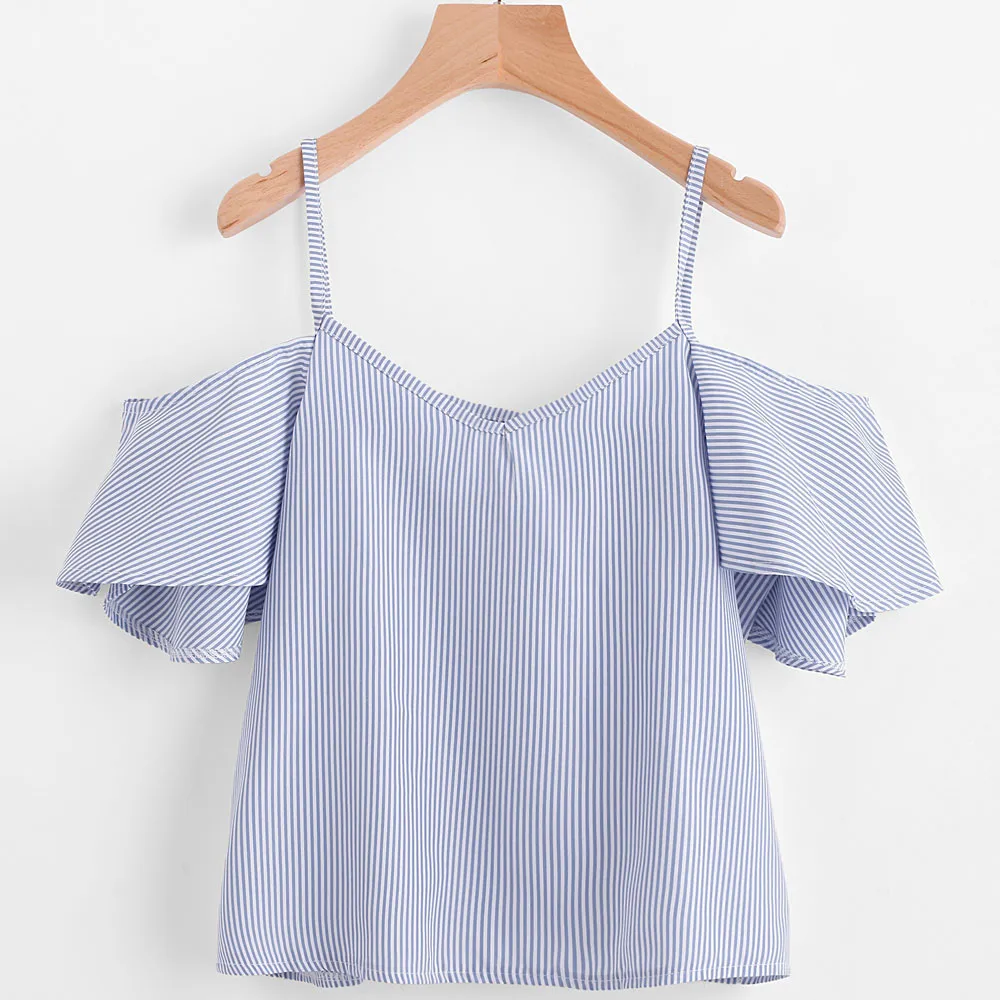 Women T Shirt 90s Summer Pinstripe Off Shoulder Short Sleeve Top Haut Femme Long Sconti Abbigliamento Donna Camiseta Mujeres#35
Women T Shirt 90s Summer Pinstripe Off Shoulder Short Sleeve Top Haut Femme Long Sconti Abbigliamento Donna Camiseta Mujeres#35