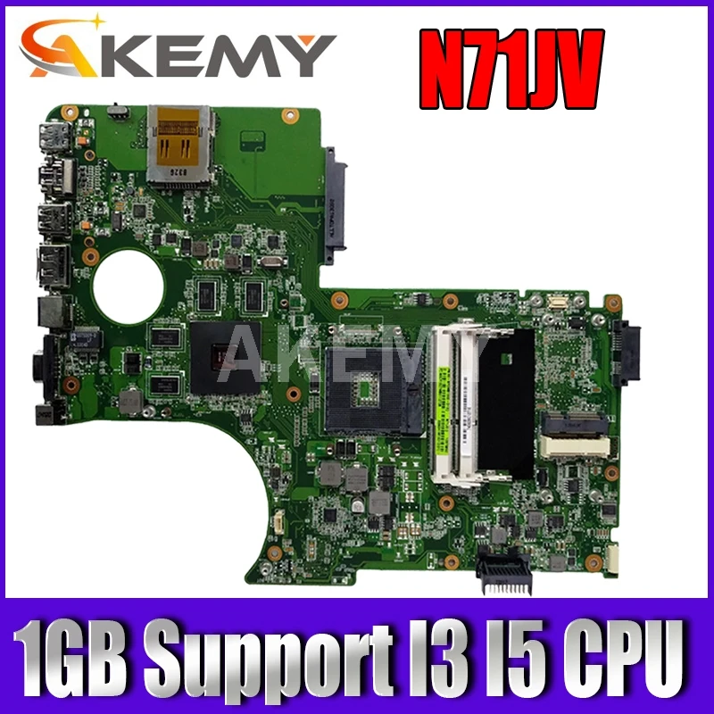 For ASUS N71JV N71JA mainboard laptop motherboard Test work 100% W/ 1GB GPU can Support I3 I5 CPU
For ASUS N71JV N71JA mainboard laptop motherboard Test work 100% W/ 1GB GPU can Support I3 I5 CPU