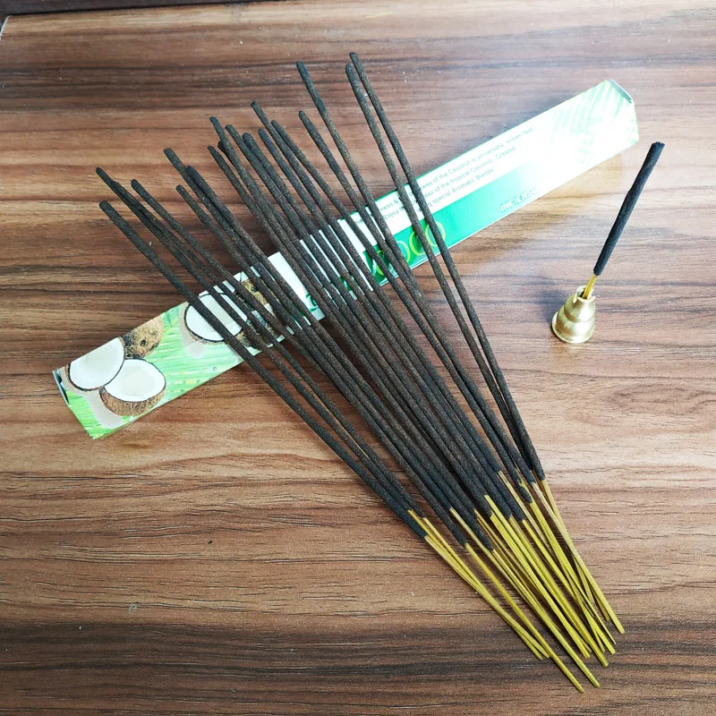 N 1 Small Box COCONUT Stick Incenses India Room Fragrance Cense Hand Rolled From Indian Burning In Room Office for Meditation
N 1 Small Box COCONUT Stick Incenses India Room Fragrance Cense Hand Rolled From Indian Burning In Room Office for Meditation