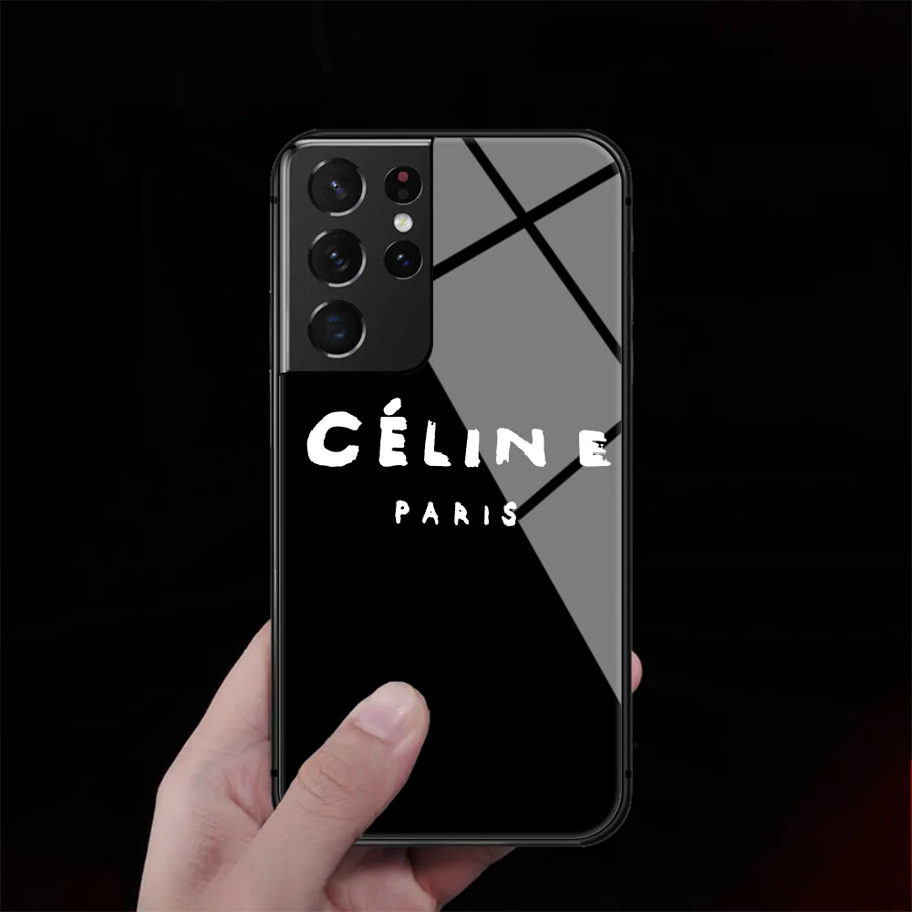 French Celins Luxury Brand Tempered Glass Phone Case Cover For Samsung Galaxy S Note 8 9 10 20 21 E FE Plus Uitra Prime Tpu
French Celins Luxury Brand Tempered Glass Phone Case Cover For Samsung Galaxy S Note 8 9 10 20 21 E FE Plus Uitra Prime Tpu
