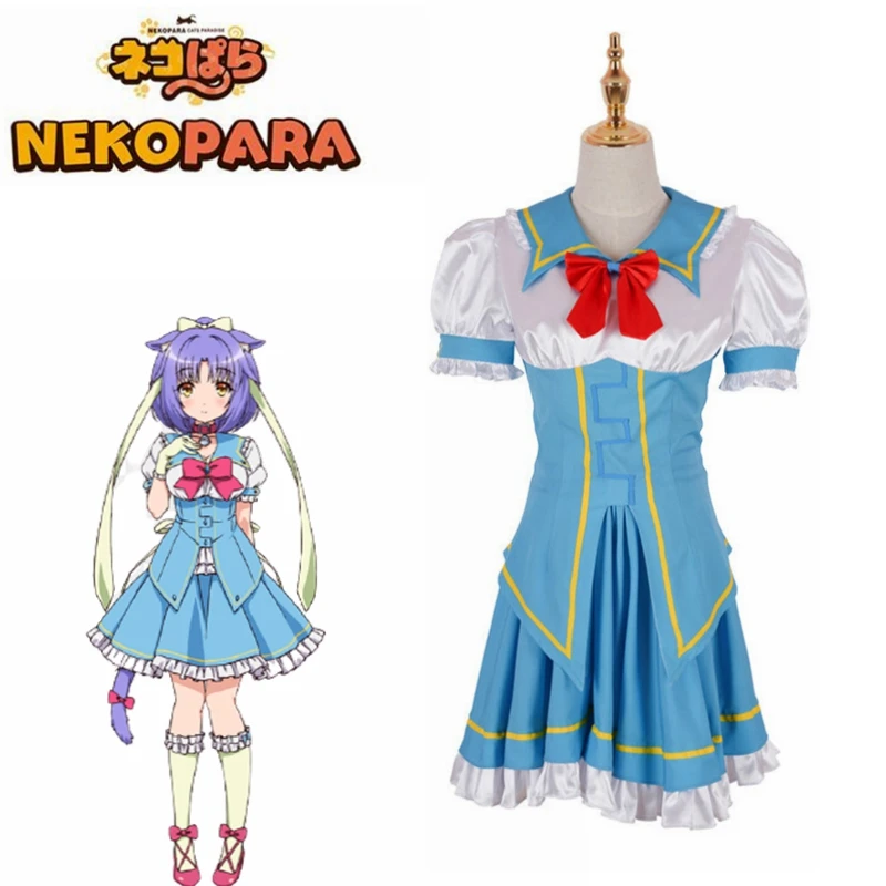 Japanese Anime Nekopara Cosplay Costumes Cat Girl Dresses Skirts Girls Women Disfraz Uniform Outfits Wig For Halloween
Japanese Anime Nekopara Cosplay Costumes Cat Girl Dresses Skirts Girls Women Disfraz Uniform Outfits Wig For Halloween