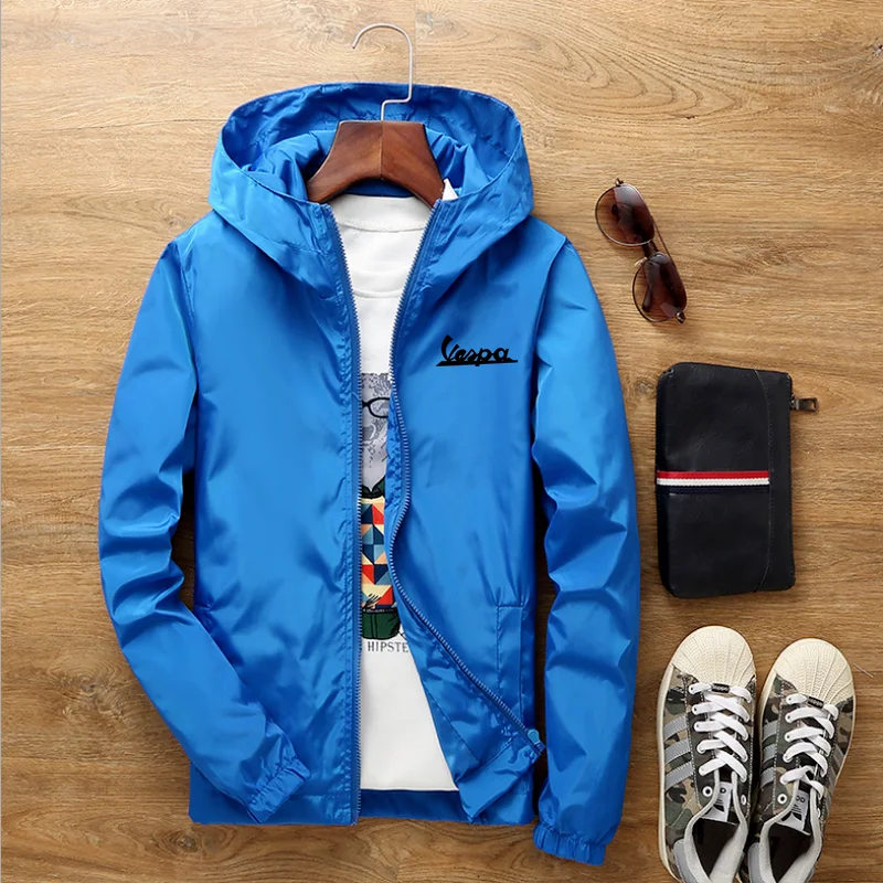 NEW Summer Vespa Logo Men's New Sunscreen Clothing Fashion Brand Printing Multicolor Men's Casual Hooded Sunscreen Clothing
NEW Summer Vespa Logo Men's New Sunscreen Clothing Fashion Brand Printing Multicolor Men's Casual Hooded Sunscreen Clothing