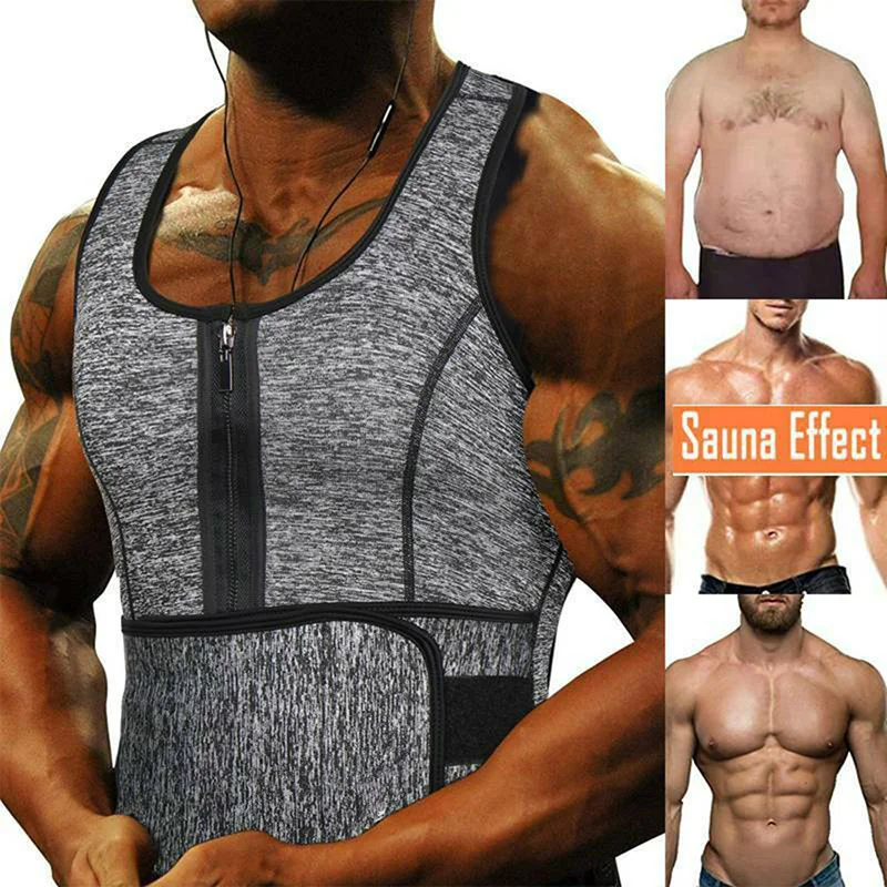 Men Sweat Sauna Vest Waist Trainer Compressiong Neoprene Body Shaper Corset Weight Loss Shaper Slimming Tank Top Workout Shirt
Men Sweat Sauna Vest Waist Trainer Compressiong Neoprene Body Shaper Corset Weight Loss Shaper Slimming Tank Top Workout Shirt