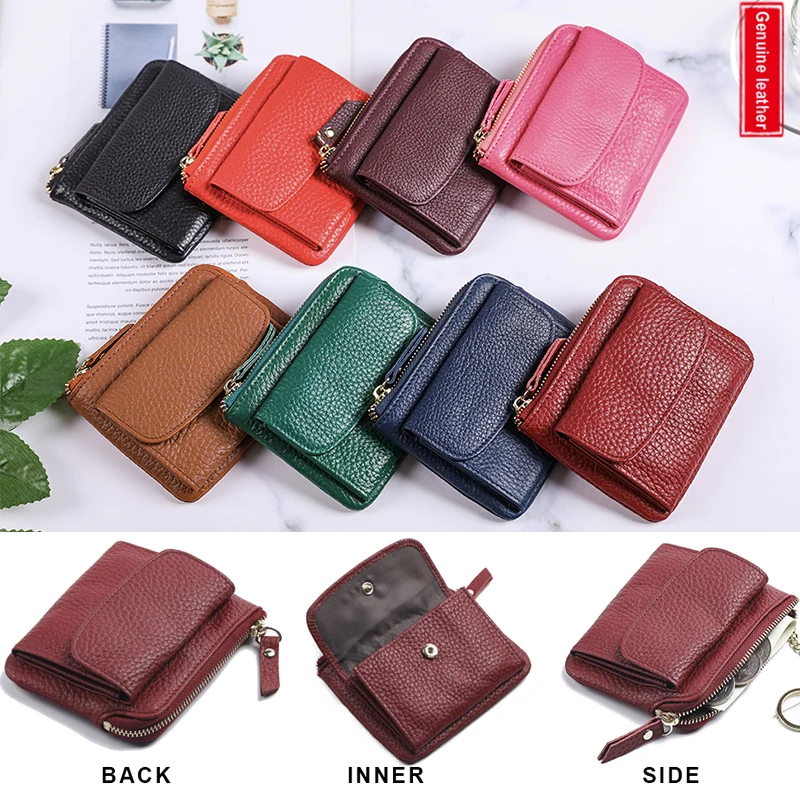Coin Purses First Layer Cowhide Leather Coin Pouch Women Mini Wallets Lady Small Purse Credit Card Wallet change purse Money Bag
Coin Purses First Layer Cowhide Leather Coin Pouch Women Mini Wallets Lady Small Purse Credit Card Wallet change purse Money Bag