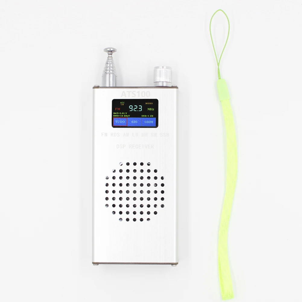 Портативный радиоприемник ATS100 si4732 150K ~ 30 МГц 64M ~ 108 МГц FM RDS AM LW MW SW SSB ЖК-дисплей с штыревой антенной
Портативный радиоприемник ATS100 si4732 150K ~ 30 МГц 64M ~ 108 МГц FM RDS AM LW MW SW SSB ЖК-дисплей с штыревой антенной