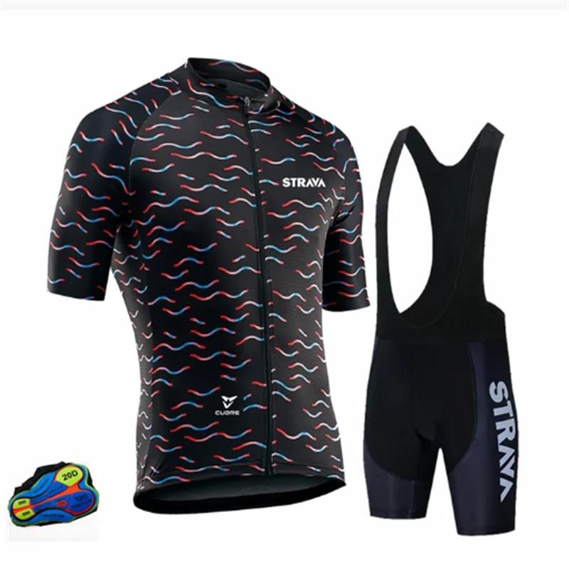 STRAVA 2022 Men's Special For New Cycling Suit Short Sleeve Breathable Strap Suit Mountain Bike Road Suit Outdoor Sportswear Set 
STRAVA 2022 Men's Special For New Cycling Suit Short Sleeve Breathable Strap Suit Mountain Bike Road Suit Outdoor Sportswear Set