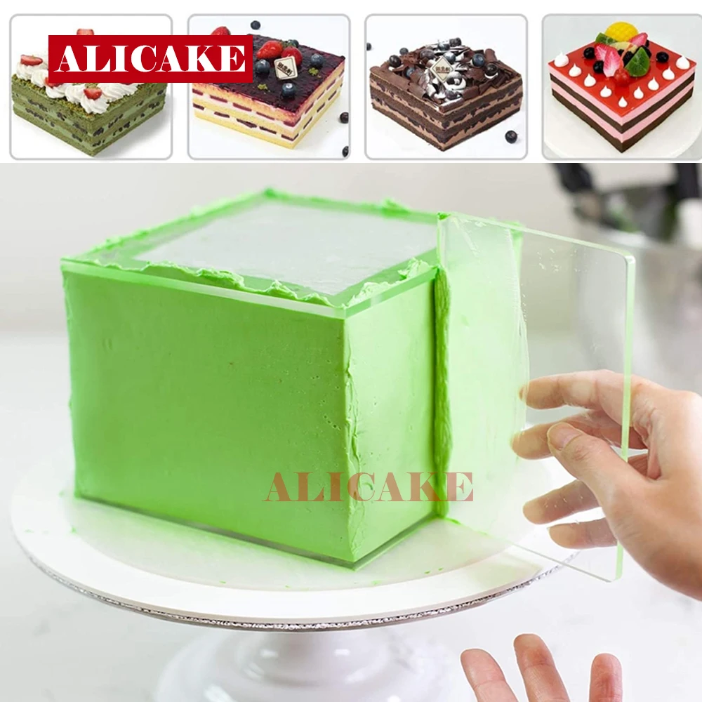 2PCS Clear Acrylic Cake Tools Round Square Sheet Scraper Smoother Cream Cake Decorating Tools
2PCS Clear Acrylic Cake Tools Round Square Sheet Scraper Smoother Cream Cake Decorating Tools
