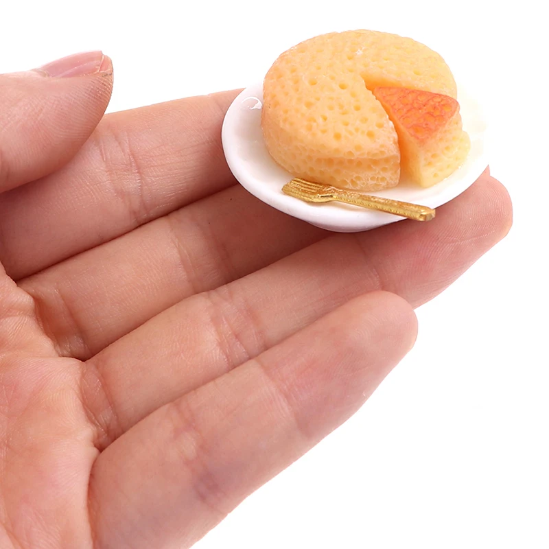 1 шт. 1:1 миниатюрный кукольный домик, набор пищи, сырный торт, куклы, кухонные аксессуары, игрушки, Новинка 
1 шт. 1:1 миниатюрный кукольный домик, набор пищи, сырный торт, куклы, кухонные аксессуары, игрушки, Новинка