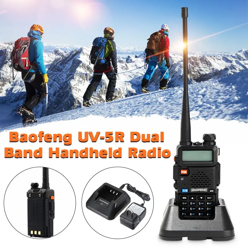 Рация Baofeng UV-5R Talkie UV 5R, мощная любительская радиостанция CB UV5R, двухдиапазонный приемопередатчик, рация, 5 Вт
Рация Baofeng UV-5R Talkie UV 5R, мощная любительская радиостанция CB UV5R, двухдиапазонный приемопередатчик, рация, 5 Вт