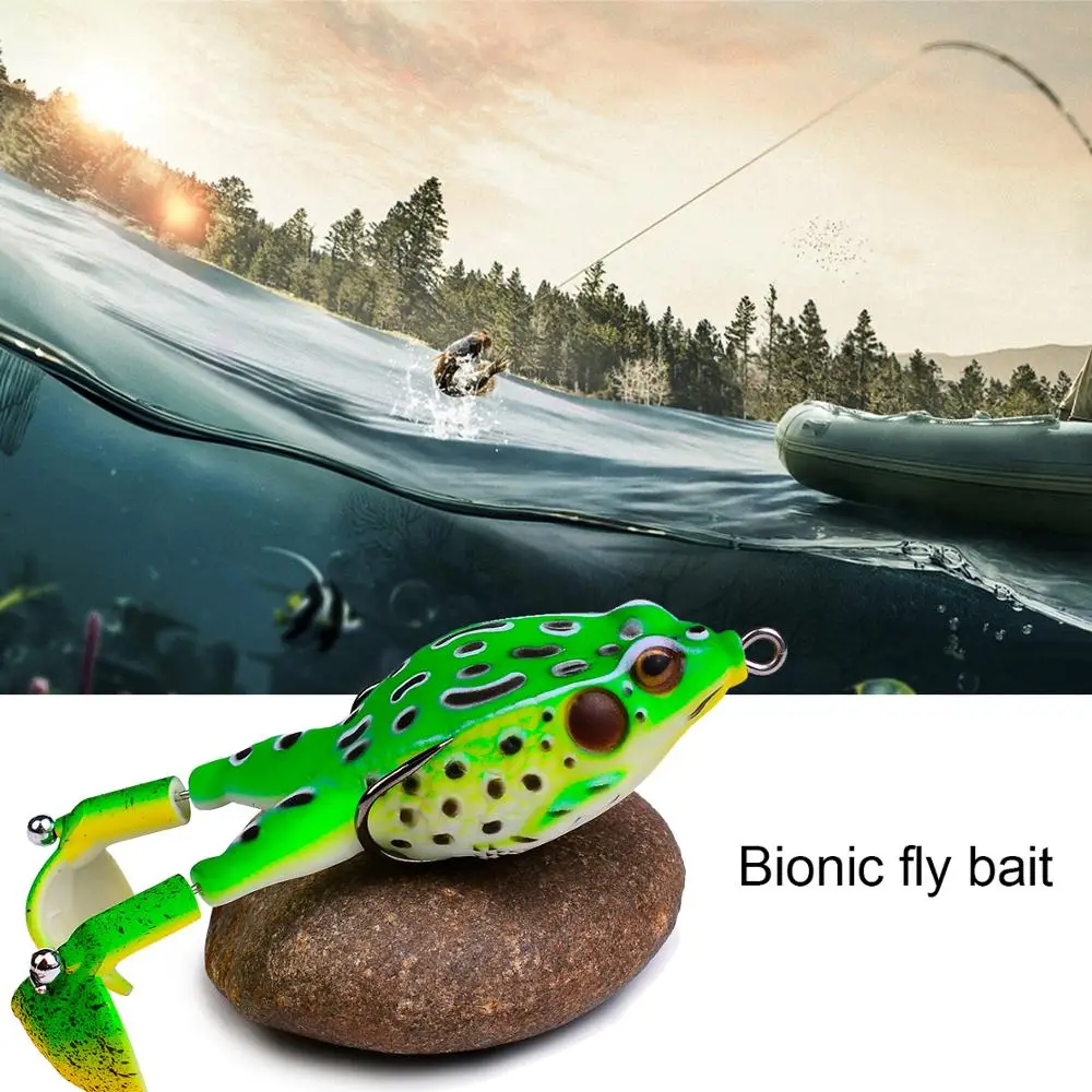 90mm Fishing Lures Double Propellers Frog Wobbler Soft Bait Jigging Silicone Reinforced High Carbon Steel Crank Barb Hook Bait
90mm Fishing Lures Double Propellers Frog Wobbler Soft Bait Jigging Silicone Reinforced High Carbon Steel Crank Barb Hook Bait
