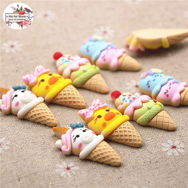 10PCS resin ice cream cone Resin Flat back Cabochon replicated dessert Art Supply Decoration Charm Craft
10PCS resin ice cream cone Resin Flat back Cabochon replicated dessert Art Supply Decoration Charm Craft