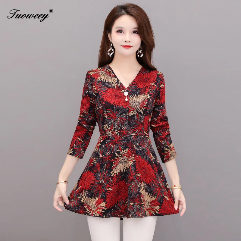 2020 print women floral 5XL plus size women Tops long sleeve v-neck women's spring blouses femme womens tops and blouses
2020 print women floral 5XL plus size women Tops long sleeve v-neck women's spring blouses femme womens tops and blouses