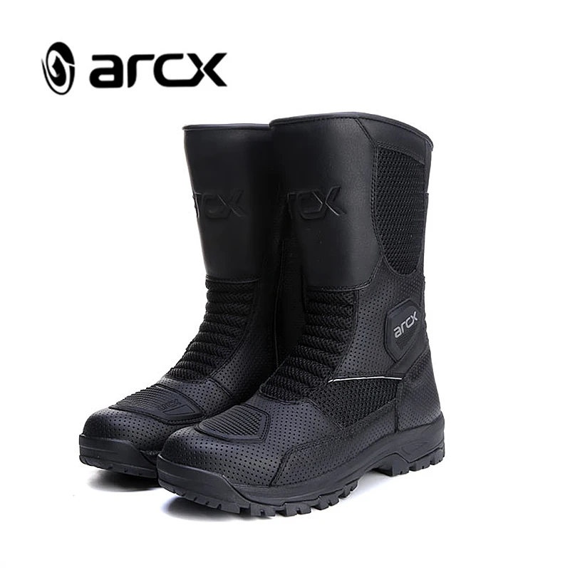 Байкерские ботинки ARCX L60686 мужские сетчатые для езды на мотоцикле летняя обувь